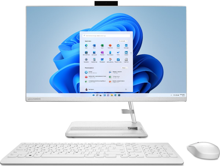 Monoblok Lenovo IdeaCentre AIO 3 24ALC6 (F0G100WYPB) White - obraz 1