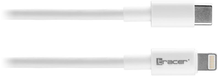 Kabel Tracer USB Type-C do Lightning 1 m biały (TRAKBK47169) - obraz 1