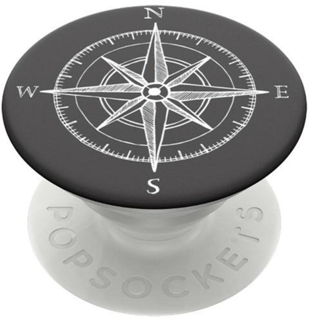 Тримач і підставка для телефона PopSockets Compass (842978155173) - зображення 1