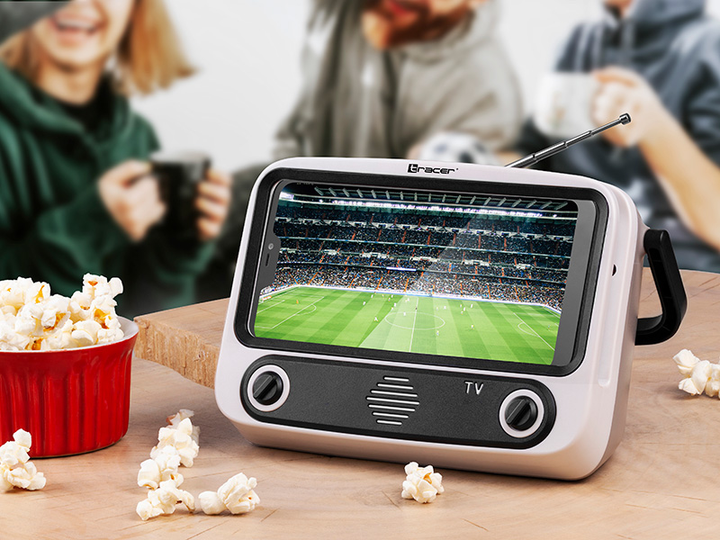 Podstawka pod telefon z głośnikiem BT Tracer TV79 - FM, USB, Powerbank (TRAUCH46874) - obraz 8