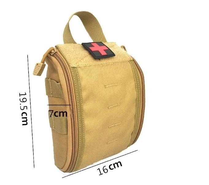 Тактическая аптечная сумка №2 EDC с креплением Molle Оливковый - изображение 2