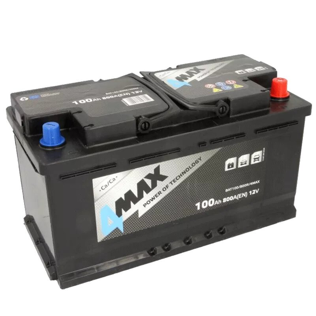 Автомобильный аккумулятор 4Max Akumulatory 100 Ah 800 A (BAT100/800R ...