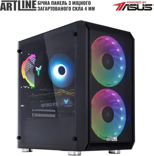 Компьютер ARTLINE Gaming X75 (X75v81) Intel Core i7-12700F / RAM 32ГБ / SSD 1ТБ / nVidia GeForce RTX 4060 Ti 16ГБ - изображение 7