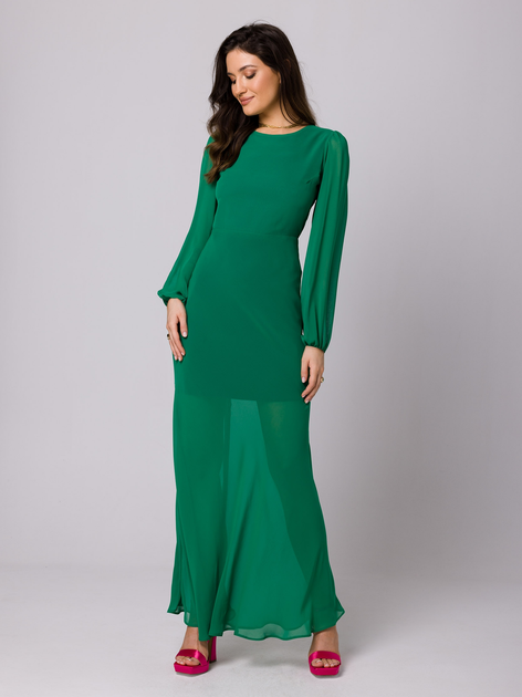 Сукня жіноча Makover K166 S Зелена (5905563701249) - зображення 1