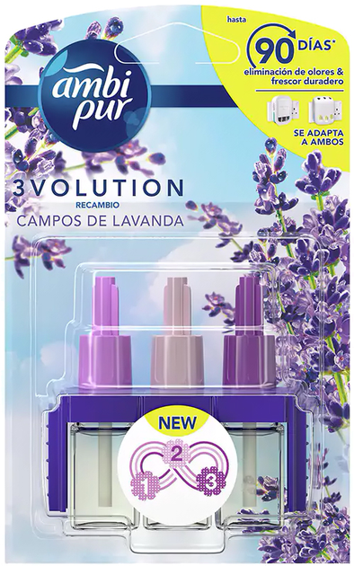 Освіжувач повітря Ambi Pur 3volution Recambio Lavanda 21 мл (8001841873008) - зображення 1