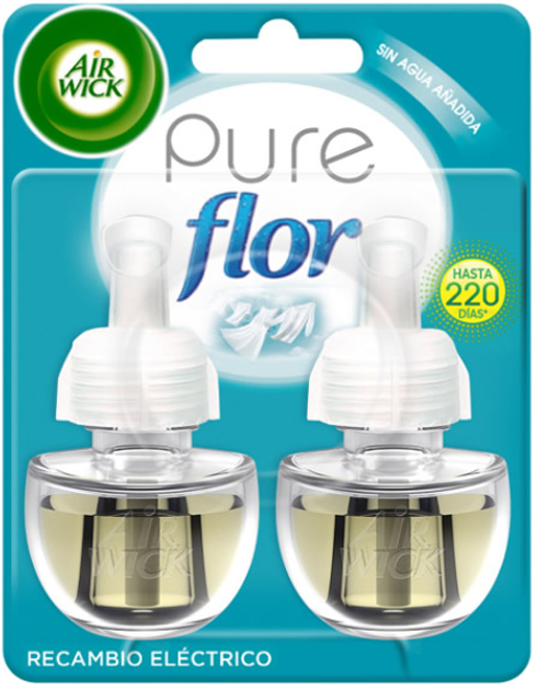 Освіжувач повітря електричний Air Wick Pure Flor 2 x 19 мл (8410104882693) - зображення 1