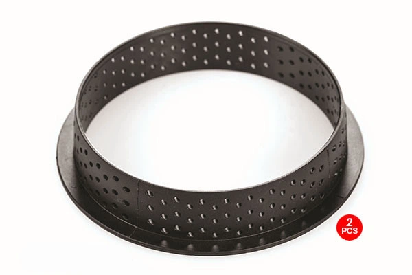 Форма для тарта Silikomartлеток Kit Tarte Round Ring Ø150 37.5х21х1.5см/456мл силіконова + 2 кільця (KIT TARTE RING D150 MM) - зображення 3