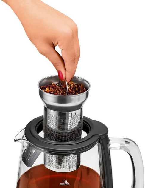 Електрочайник Profi Cook PC-WKS 1167 1.5 л Сріблястий - зображення 3