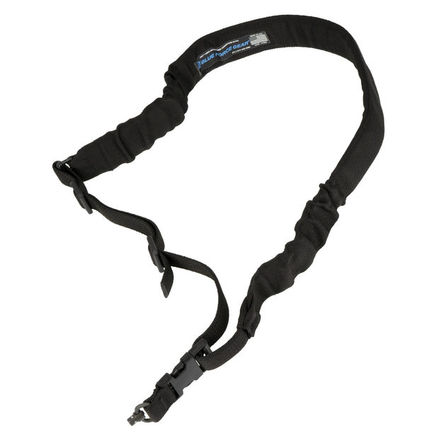 Збройовий одноточковий ремінь Blue Force Gear UDC Padded Bungee Single Point Sling Чорний 2000000144207 - зображення 1