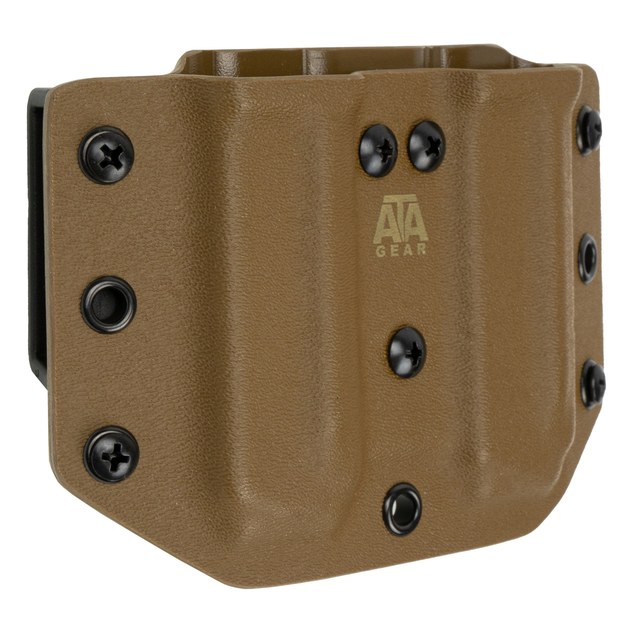Паучер ATA Gear Double Pouch ver. 1 для магазина ПМ/ПМР/ПМ-Т 9mm Койот 2000000143309 - изображение 2