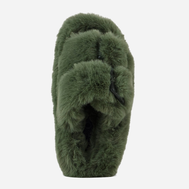 Klapki damskie z futerkiem Colors of California HC.SLIPPERS03/MIL 36 23 cm Zielone (8056863846165) - obraz 3