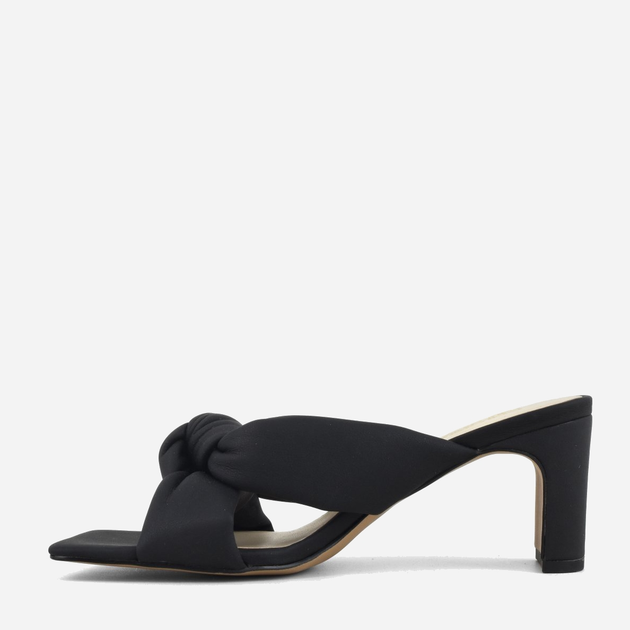 Klapki mule damskie na obcasie Colors of California HC.HEEL03/BLA 40 27 cm Czarne (8056863670456) - obraz 3