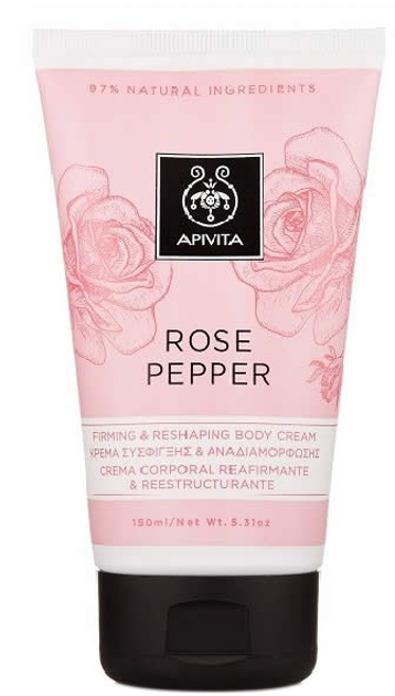 Balsam do ciała Apivita Rose Pepper Firming and Reshaping Body Cream 150 ml (5201279051327) - obraz 1