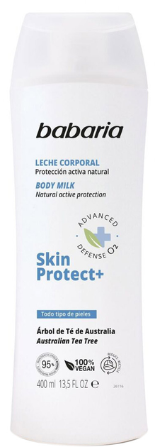 Молочко для тіла Babaria Skin Protect+ зволожуюче 400 мл (8410412130172) - зображення 1