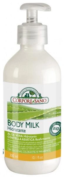 Молочко для тіла Corpore Sano Body Milk Aloe Centella Asiat Bio 300 мл (8414002088751) - зображення 1
