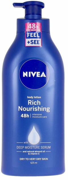 Mleko do ciała Nivea Nutritivo Body Milk xxl Dosificador 625 ml (6009661219695) - obraz 1