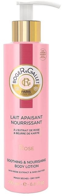 Balsam do ciała Roger & Gallet Soothing And Nourishing Body Lotion Rose 200 ml (3337875201704) - obraz 1