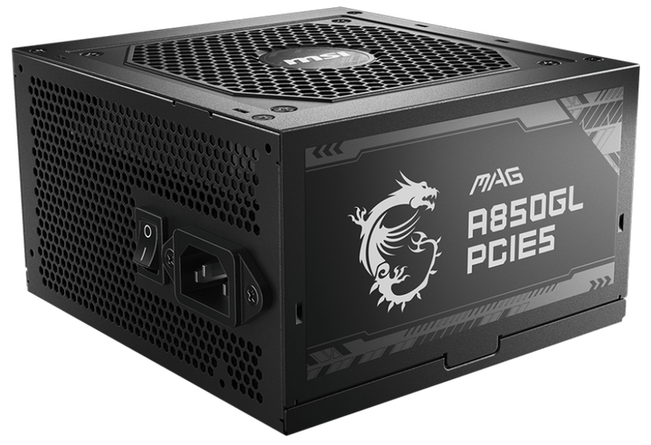 Блок живлення MSI MAG A850GL PCIE5 850W 80 PLUS Gold - изображение 2