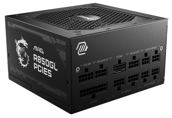 Блок живлення MSI MAG A850GL PCIE5 850W 80 PLUS Gold - изображение 3