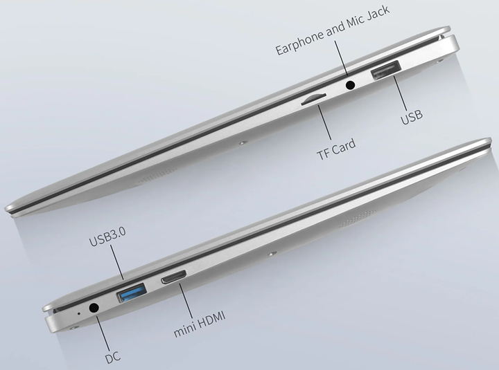 Ноутбук 14" ‎Jumper EZbook S5 Intel Celeron J4105 RAM 12GB SSD 256GB Windows 11 n3 - изображение 5