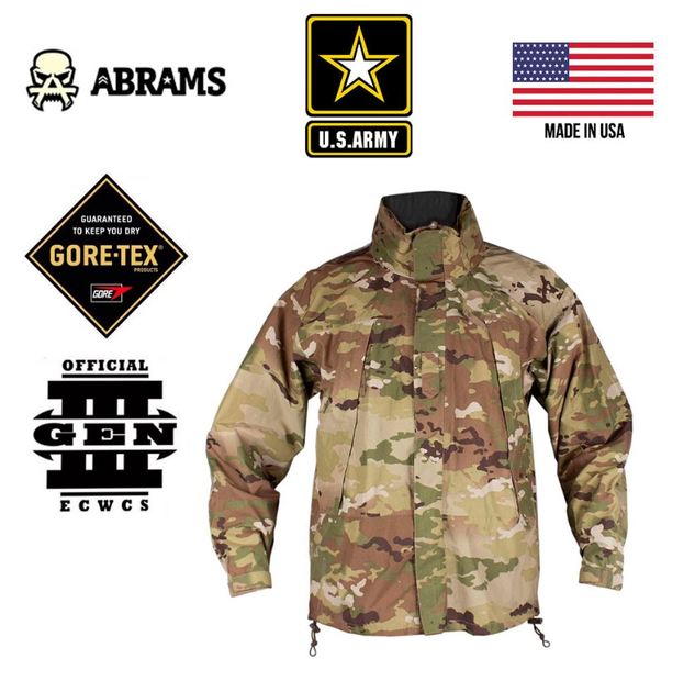 Куртка защитная Gore-Tex ACU ECWCS Gen III level 6 армии США размер Меdium Regular Мультикам - изображение 2