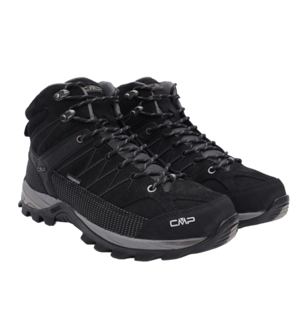 Черевики RIGEL MID TREKKING SHOES WP, CMP, Black/grey, (3Q12947-73UC), 44 - зображення 2