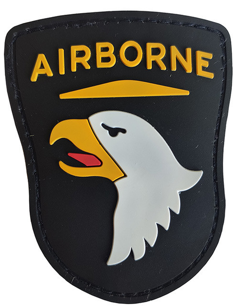 Нашивка Airborn ПВХ Black AIB - зображення 1