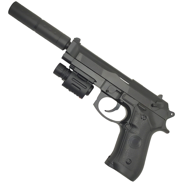 Детский игрушечный пистолет 218C, на пульках - изображение 1