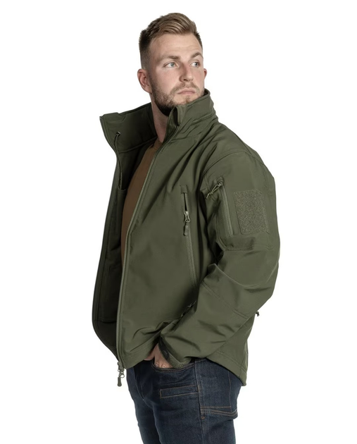 Куртка SoftShell Helikon-Tex Gunfighter SharkSkin Olive олива XL - изображение 2