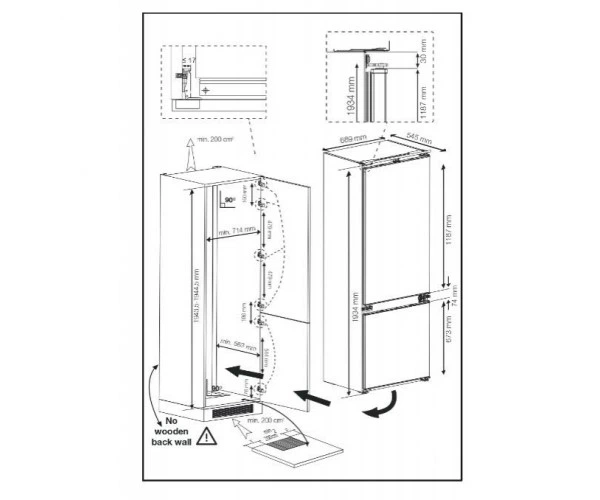 Холодильник с морозильной камерой Beko BCNE400I35ZS – фото, отзывы ...