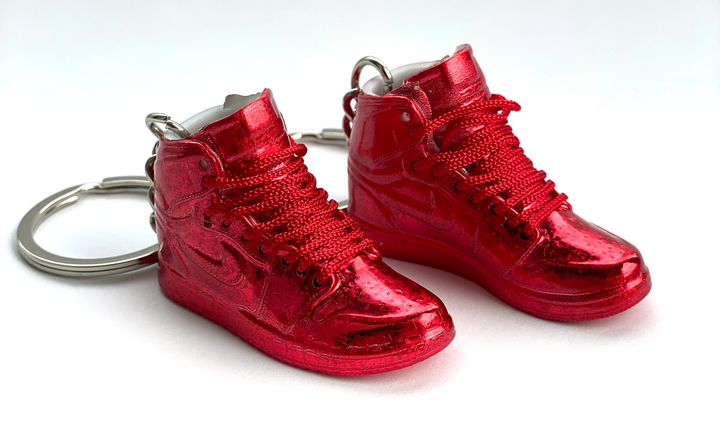 All red high top hot sale jordans