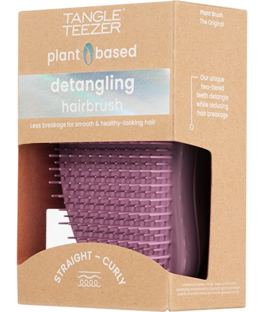 Szczotka do włosów Tangle Teezer Original Plant Brush Earthy Purple (5060926682709) - obraz 2