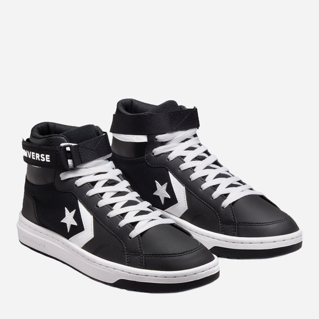 Sneakersy męskie skórzane na platformie wysokie Converse Pro Blaze V2 Mid A00986C 46 (11.5US) 30 cm Czarne (194433827874) - obraz 2