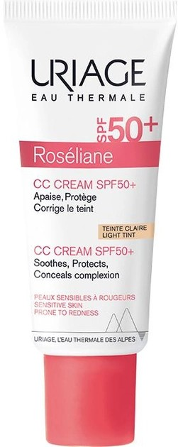 Крем для обличчя Uriage Roseliane CC SPF50 40 мл (3661434008511) - зображення 1