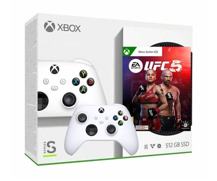 Microsoft Xbox Series S 512Gb + UFC 5 (английская версия) + доп ...