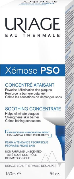 Koncentrat do ciała Uriage Xémose PSO Soothing Concentrate for Dry Skin 150 ml (3661434008955) - obraz 2