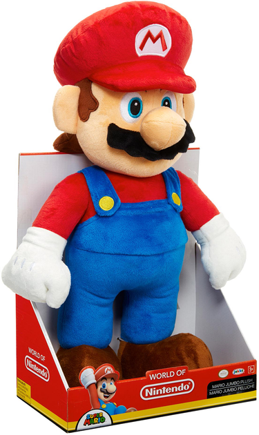 М'яка іграшка Jakks Pacific Nintendo Jumbo Super Mario 50 см (39897644561) - зображення 1