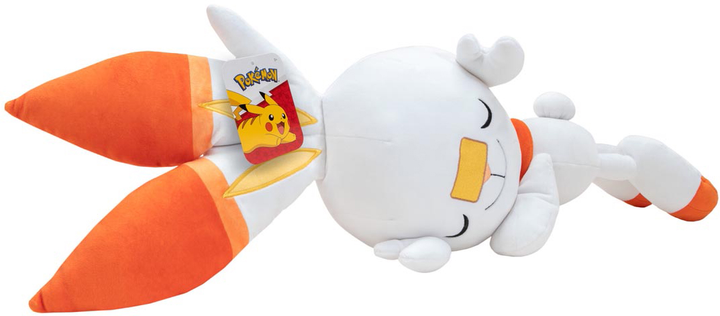 Maskotka Jazwares Pokemon Scorbunny śpiący 45 cm (191726426172) - obraz 1