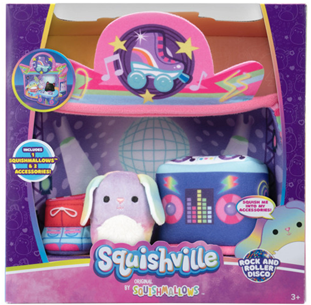 Zestaw zabawek Jazwares Mini Squishmallow RockRoller Disco (191726434825) - obraz 1