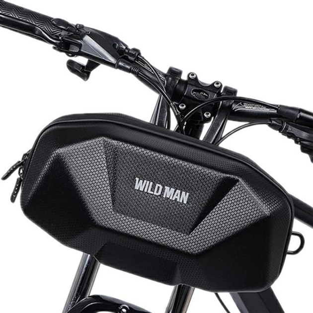 Сумка-тримач на велосипедну раму Wild Man X9 чорний (5904422917999) - зображення 1