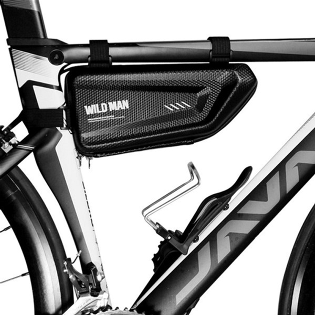 Сумка-чохол на велосипедну раму Wild Man L E4 чорний (5904422918002) - зображення 1