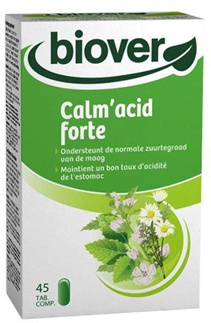 Натуральна харчова добавка Biover Calmacid Forte 45 капсул (5412141215321) - зображення 1