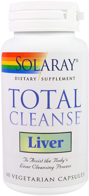 Suplement diety Solaray Total Cleanse Liver 60 vegan kapsułek (0076280170252) - obraz 1