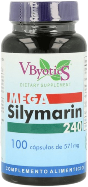 Натуральна харчова добавка V.byotics Mega Silymarin 240 100 капсул (3325689548771) - зображення 1