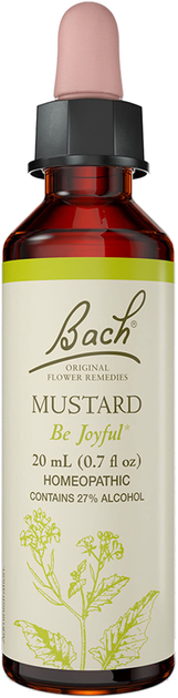 Krople do fitoterapii Bach 21 Mustard 20 ml (5000488103977) - obraz 1