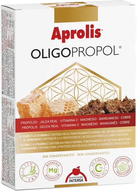 Suplement diety Intersa Aprolis Oligopropol 20 ampułek (8413568000634) - obraz 1