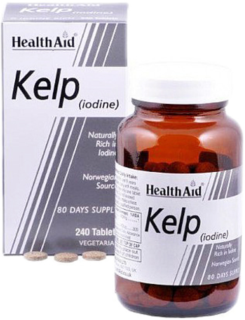 Натуральна харчова добавка Health Aid Kelp Algas 240 таблеток (5019781020805) - зображення 1