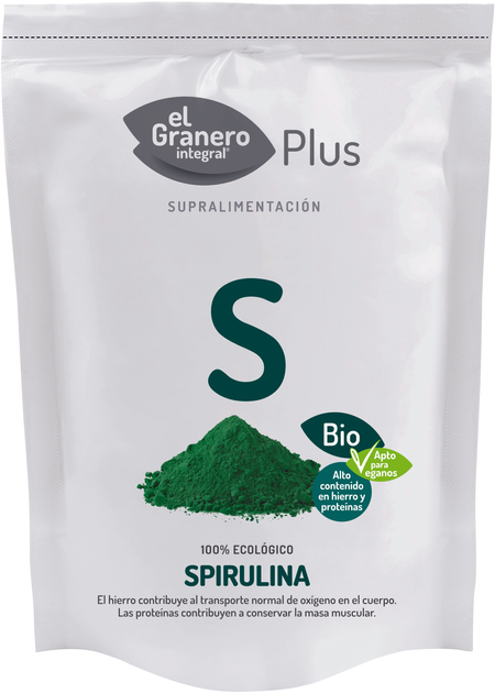 Suplement diety El Granero Integral Spirulina Bio 200 g (8422584058765) - obraz 1