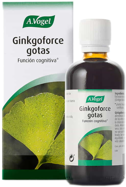 Натуральна харчова добавка A. Vogel Ginkgoforce Oral Liquid 100 мл (7610313450909) - зображення 1