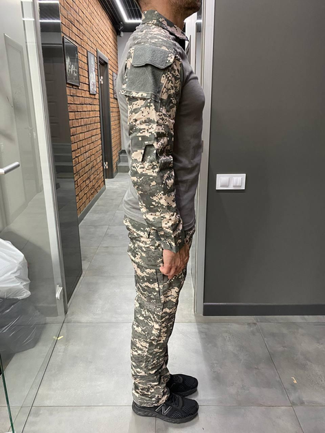 Штани тактичні Yakeda, бавовна, Піксель Нато, розмір М, з пазами під наколінники, військові штани - зображення 2